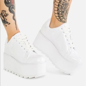 NEW YRU LALA ERASER PLATFORM SNEAKERS | NEW SHOES